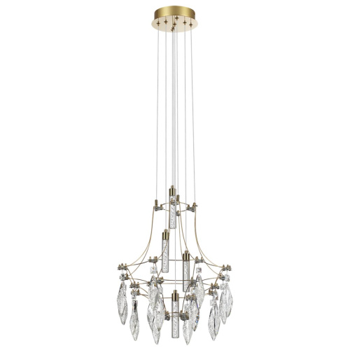 7000/35L CLASSIC ODL_EX25 069 Подвесной светильник металл/хрусталь/нерж сталь IP20 LED 35W 4000K 220-240V FLAMENCO 7000/35L CLASSIC ODL_EX25 069 Подвесной светильник металл/хрусталь/нерж сталь IP20 LED 35W 4000K 220-240V FLAMENCO