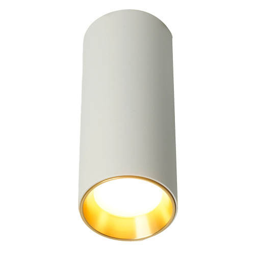 Светильник потолочный Feron ML101 Barrel MR11 GU10 35W 230V,  белый + золото фото 4