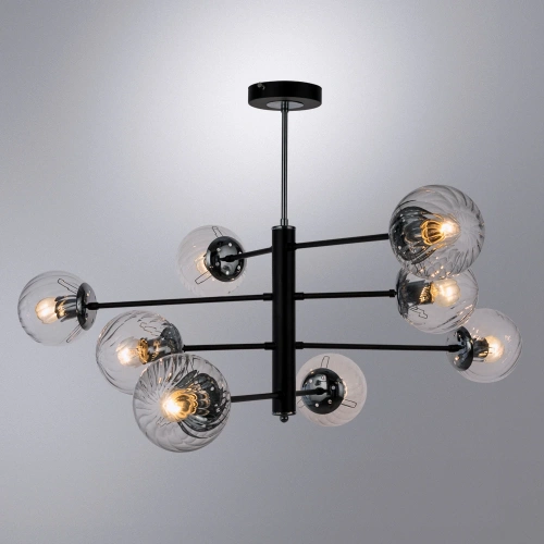 Люстра на штанге Arte Lamp SEGIN A3566PL-8BK фото 2