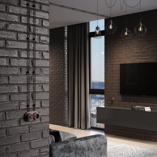 Изоляторы 100 шт мокко матовый Vintage W6433414 фото 4 Изоляторы 100 шт мокко матовый Vintage W6433414 фото 4