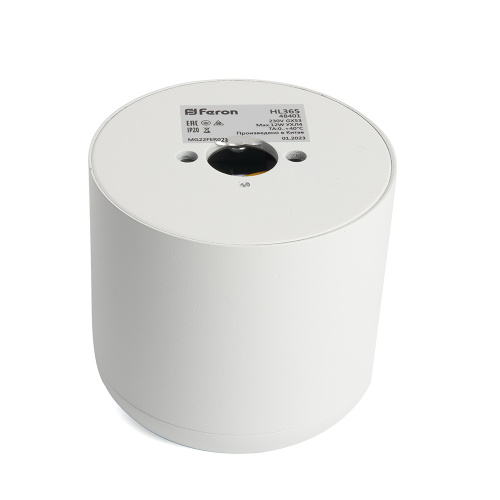 Светильник потолочный Feron HL365 Barrel ECHO 12W, 230V, GX53, белый, с антибликовой сеточкой фото 4