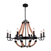 Подвесная люстра Arte Lamp MARSIGLIA A8956LM-8BK