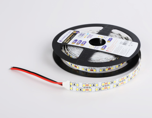 Светодиодная лента двухрядная 12В 2835 240Led 24Вт/м 4500K IP20 5м фото 7