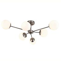 Светильник на штанге 150008/6R E27*60W Satin nickel