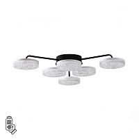8236/6CL LEDIO LN25 000 черный, металл/акрил Люстра потолочная с ПДУ LED 85W 3000-6000К 220V DIDANA