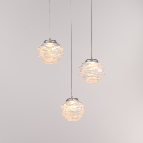 Подвесной светильник MD25030003-3A chrome/clear фото 2