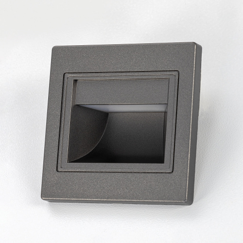 Citilux Скалли CLD005K1 LED Встраиваемый светильник лестничный Графит фото 3 Citilux Скалли CLD005K1 LED Встраиваемый светильник лестничный Графит фото 3
