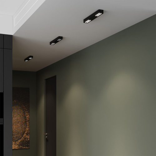 Светильник потолочный светодиодный Tend 16W 4000K черный 25115/LED фото 2