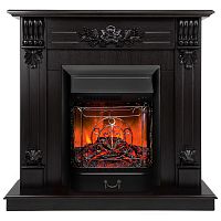 Каминокомплект OTTAWA/ПРАГА Венге с очагом Электроочаг MAJESTIC LUX/МАДЖЕСТИК