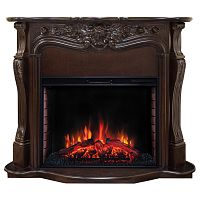 Каминокомплект ELLADA/ЭЛЛАДА Античный дуб с очагом Электроочаг EPSILON/ЭПСИЛОН 33