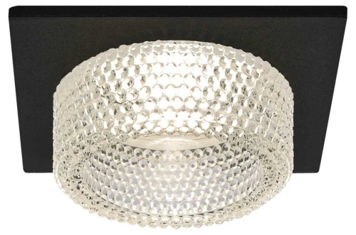 Светильник встраиваемый декоративный ЭРА DK110 BK/CL под лампу MR16 GU5.3 черный/прозрачный Б0058422 фото 6