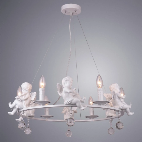 Подвесная люстра Arte Lamp AMUR A4288LM-6WH фото 2