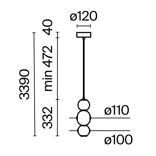 Подвесной светильник Maytoni MOD273PL-L16CH3K фото 14 Подвесной светильник Maytoni MOD273PL-L16CH3K фото 14