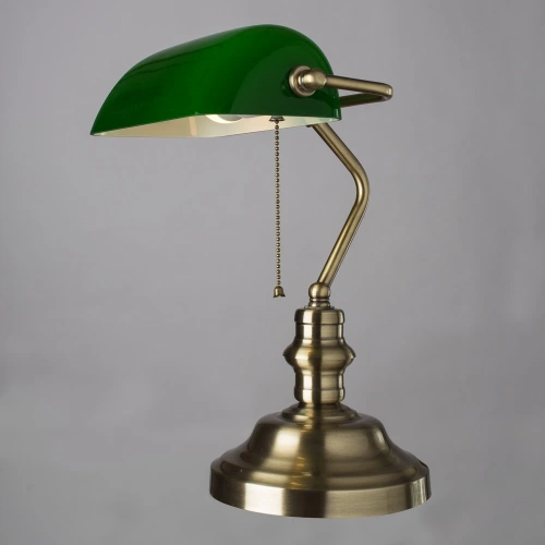 Кабинетная настольная лампа Arte Lamp BANKER A2492LT-1AB фото 2