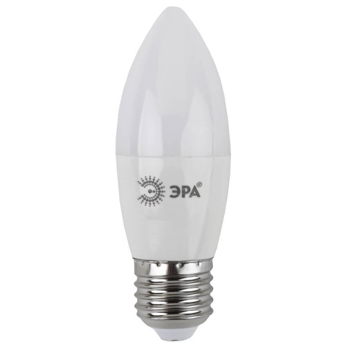 Лампа светодиодная ЭРА E27 9W 6000K матовая LED B35-9W-860-E27 Б0031410 Лампа светодиодная ЭРА E27 9W 6000K матовая LED B35-9W-860-E27 Б0031410