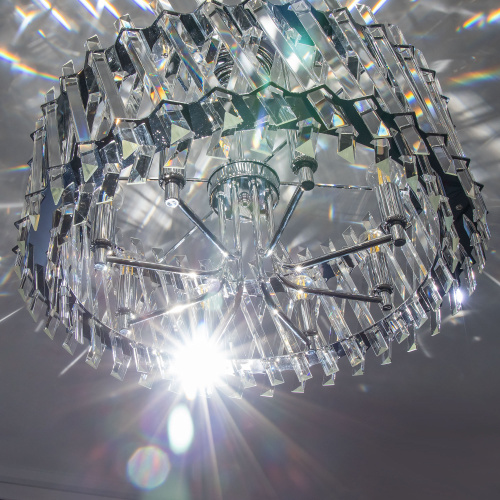 Citilux Ингвар CL334281 Люстра подвесная хрустальная Хром фото 10 Citilux Ингвар CL334281 Люстра подвесная хрустальная Хром фото 10
