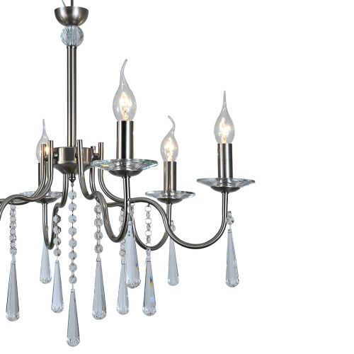 Подвесной светильник 140027/6P E14*40W Satin nickel фото 3