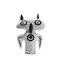 Ваза Kritters Spike Black and White