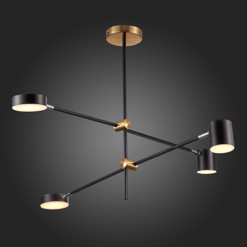 SL1604.432.04 Светильник потолочный ST-Luce Черный, Латунь/Черный LED 4*5W 3000K RODRIGO фото 9