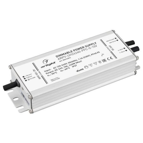 Блок питания Arlight ARPV-UH24240-PFC-0-10V 24V 240W IP67 10A 024143(1) Блок питания Arlight ARPV-UH24240-PFC-0-10V 24V 240W IP67 10A 024143(1)