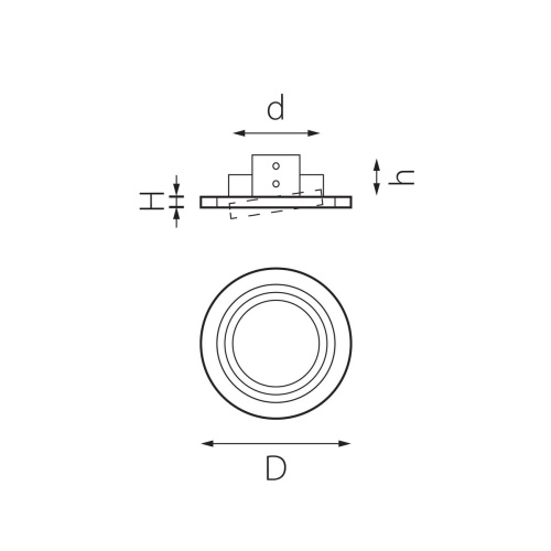 Комплект из светильника и рамки Lightstar Intero 111 (217916+217907) i91607 фото 2