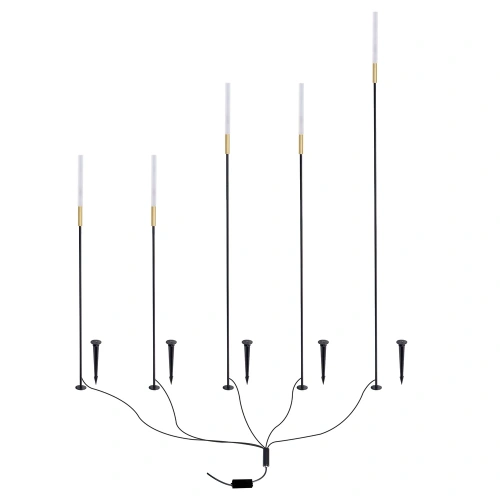 Грунтовый светильник Arte Lamp MUSTER A1083PA-5BK Грунтовый светильник Arte Lamp MUSTER A1083PA-5BK