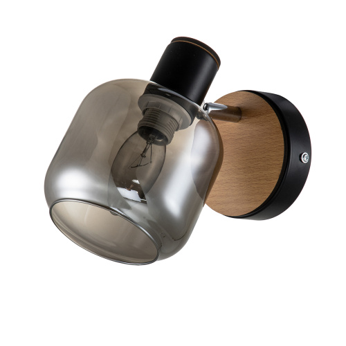 Спот Escada 10177/1A E14*40W Black/Chrome/Wood фото 2 Спот Escada 10177/1A E14*40W Black/Chrome/Wood фото 2
