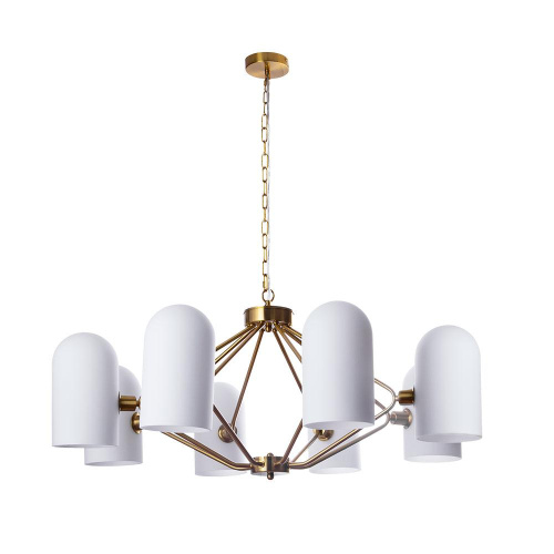 Подвесная люстра Arte Lamp CASSEL A5454LM-8PB Подвесная люстра Arte Lamp CASSEL A5454LM-8PB