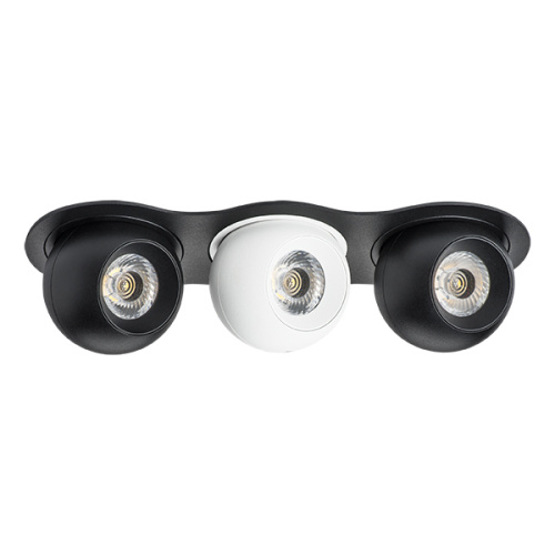 i637746474 Светильник INTERO LED 9W*3 850LM*3 24G ЧЕРНЫЙ 4000K (217637+217074+217064+217074)