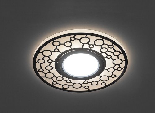Светильник встраиваемый с LED подсветкой Feron CD990 потолочный MR16 G5.3 белый фото 2 Светильник встраиваемый с LED подсветкой Feron CD990 потолочный MR16 G5.3 белый фото 2