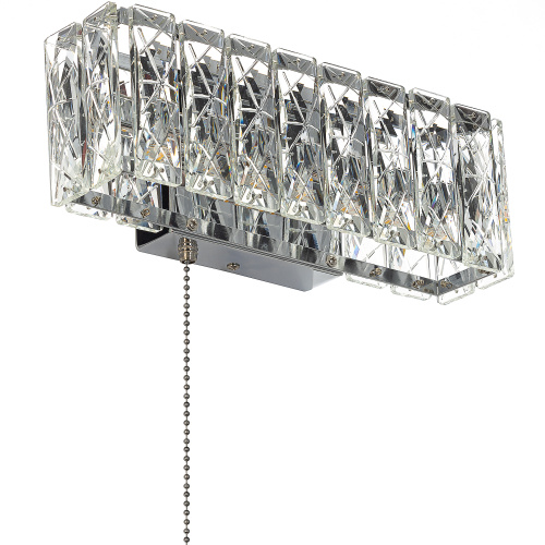 Citilux PALANT CL325312 LED Бра хрустальное с выключателем Хром фото 2 Citilux PALANT CL325312 LED Бра хрустальное с выключателем Хром фото 2