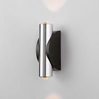 Настенный светодиодный светильник Steel LED черный/сталь 40109/LED чёрный/сталь