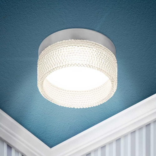 Светильник встраиваемый ЭРА DK97 CH/TR под лампу GX53 хром/прозрачный Б0057463