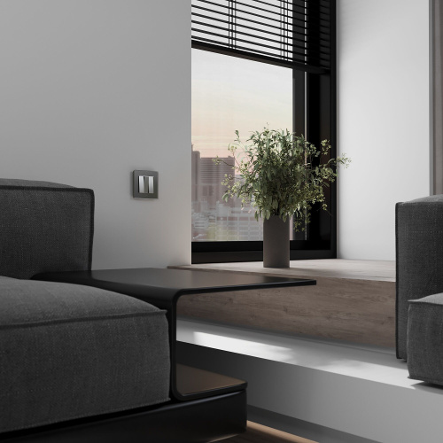 Выключатель трехклавишный (серебряный матовый) W1130065 фото 3 Выключатель трехклавишный (серебряный матовый) W1130065 фото 3