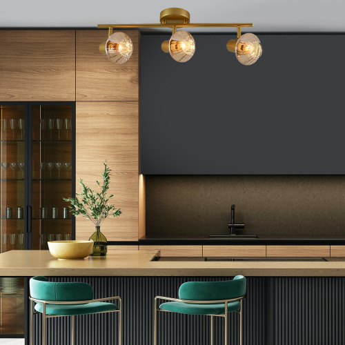 Настенно-потолочный свет Escada 674/3P E14*40W Gold фото 2