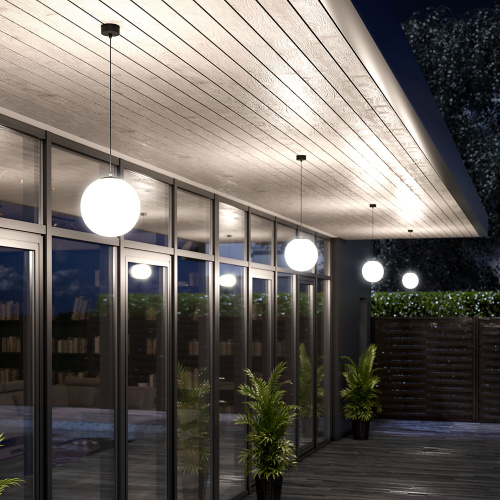 Светильник садово-парковый Sfera H 35158/U черный фото 3 Светильник садово-парковый Sfera H 35158/U черный фото 3