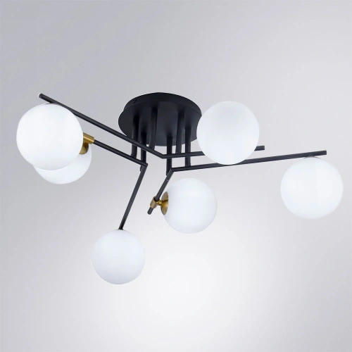 Потолочная люстра Arte Lamp GEMINI A2243PL-6BK фото 2