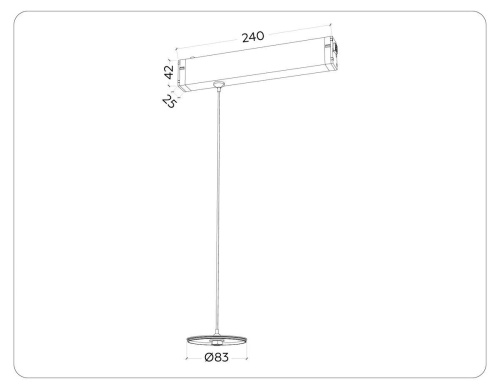 Трековое крепление Ambrella Light DIY Spot A2660 фото 5