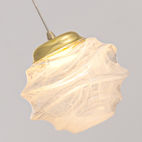 Подвесной светильник MD25030003-1A gold/clear фото 3