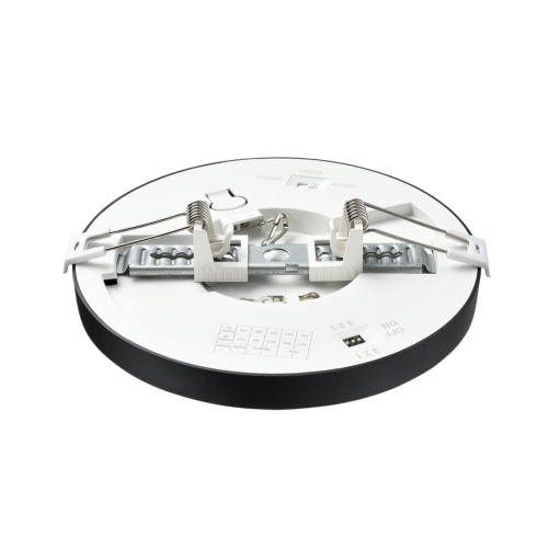 7788/12L MITRA LED SN 537 Светильник пластик/белый/черный LED 12Вт 3000/4000/6500К D170 IP44 CCT/датчик движения NEBULA BLACK фото 3 7788/12L MITRA LED SN 537 Светильник пластик/белый/черный LED 12Вт 3000/4000/6500К D170 IP44 CCT/датчик движения NEBULA BLACK фото 3