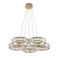 Подвесной светодиодный светильник Indigo Favo 12036/5P Brass V000074L