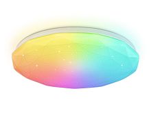 Потолочный светодиодный светильник с пультом 3000K-6400K+RGB 46Вт