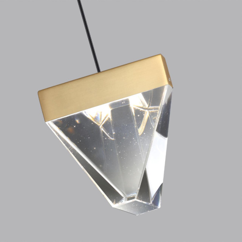 6678/5L L-VISION ODL24 000 Подвесной светильник латунь/металл/хрусталь IP20 LED 5W 320Лм 3500K RAY фото 3 6678/5L L-VISION ODL24 000 Подвесной светильник латунь/металл/хрусталь IP20 LED 5W 320Лм 3500K RAY фото 3
