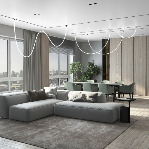 Трековый светильник 100W 4200K Full Light N05 Slim Magnetic 85028/01 100W 4200K фото 6