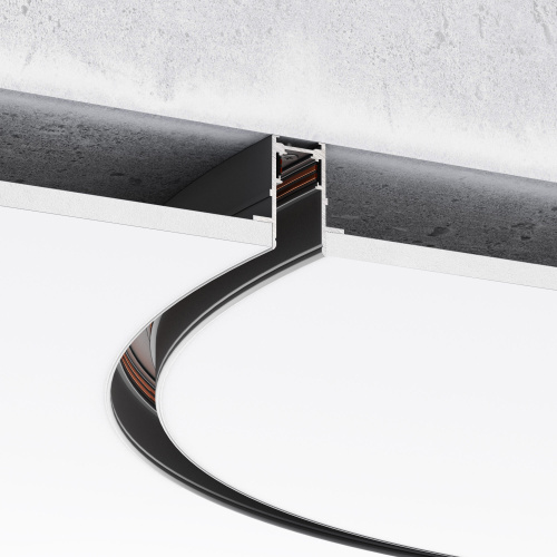 Slim Magnetic Встраиваемый радиусный шинопровод черный ⌀ 1200мм 85159/00 85159/00 фото 2 Slim Magnetic Встраиваемый радиусный шинопровод черный ⌀ 1200мм 85159/00 85159/00 фото 2