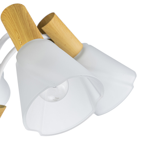 Светильник на штанге Escada 1131/5P E14*40W White/Wood фото 3