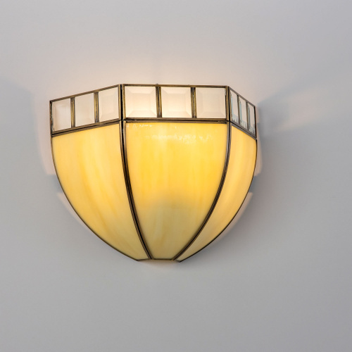 Citilux Шербург-1 CL440311 Бра витражное Бронза фото 15 Citilux Шербург-1 CL440311 Бра витражное Бронза фото 15