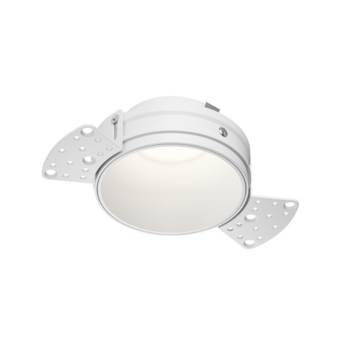 Встраиваемый светильник для ГКЛ SPOT HIDE, до 15 Вт LED, GU10, IP20, алюминий, белый фото 2