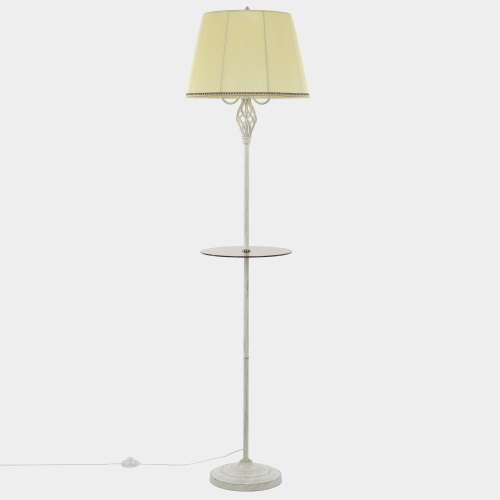Citilux Вена CL402923T Торшер патина со столиком и кремовым абажуром фото 4 Citilux Вена CL402923T Торшер патина со столиком и кремовым абажуром фото 4