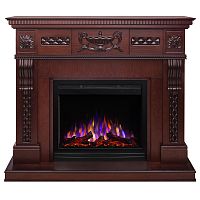 Электрокамин RealFlame Corsica Lux 25,5/26 AO античный дуб с очагом Saphir 25,5